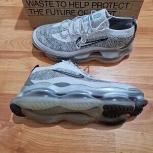 Nike Air Max Scorpion FK US 12  Grey Silver Men'sAir Cushion Shoe